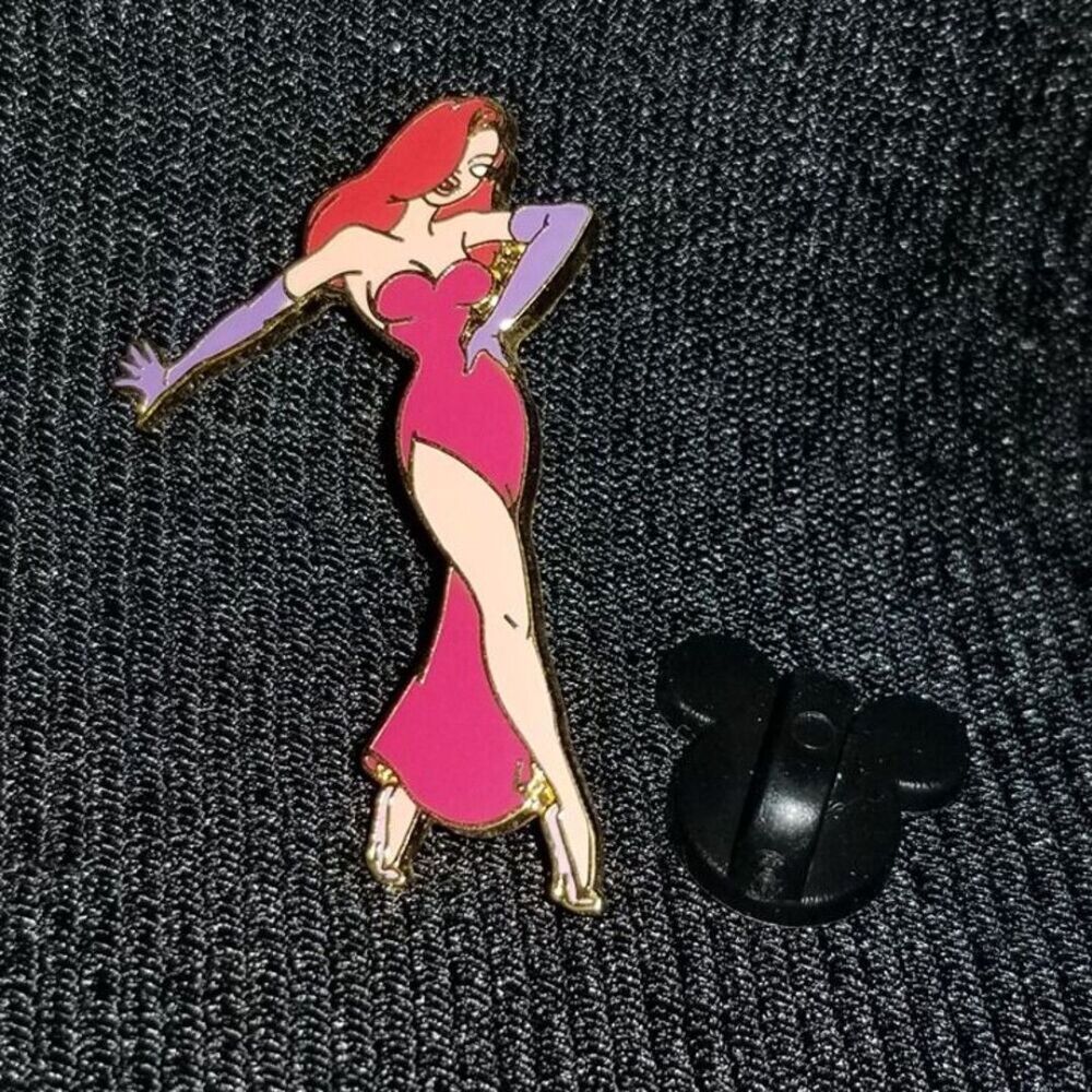 Disney Pin Jessica Rabbit Arm Stretched Out 6663 Arms Pose Sexy 2004 Red Dress